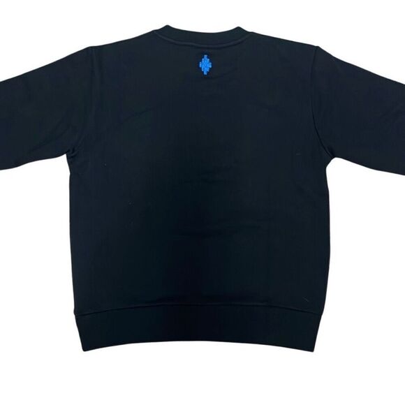 MARCELO BURLON Boys 6 Monster Bull Black Blue Sweatshirt NWOT Italy $215 Retail - Picture 2 of 6